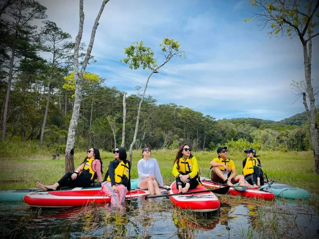 Tour Chèo SUP Đà Lạt - Chèo Kayak 3